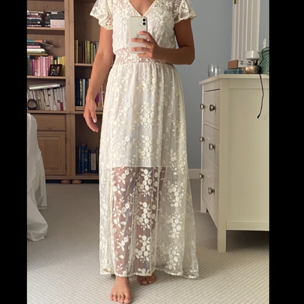 NWT The Kooples Floral Tulle Dress